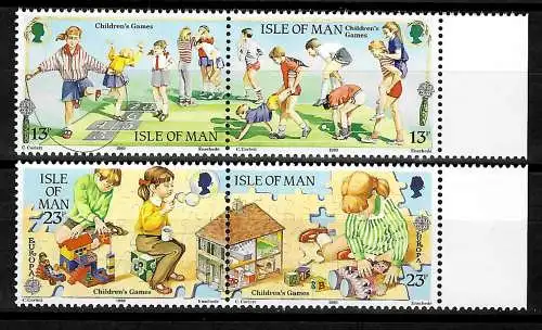 Isle of Man: Kinderspiele, postfrisch