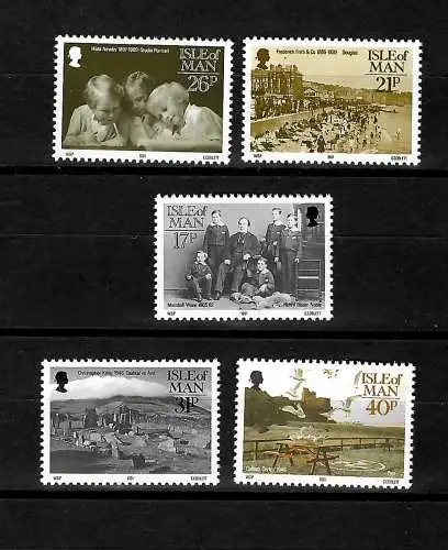 Isle of Man: alte Fotografien, postfrisch
