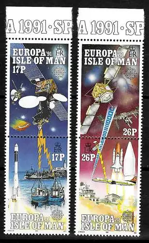 Isle of Man: Europäische Weltraumfahrt, postfrisch
