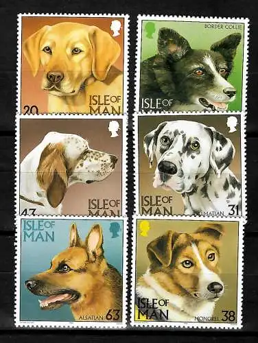 Isle of Man: Hunderassen, postfrisch