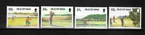 Isle of Man: Golfplätze auf der Insel, postfrisch