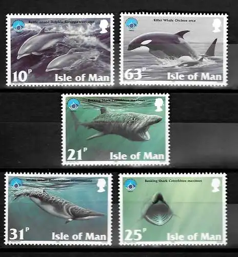 Isle of Man: Internationales Jahr des Ozeans, postfrisch