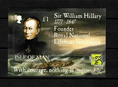 Isle of Man: 175 Jahre königliche Lebensrettungsgesellschaft, postfrisch