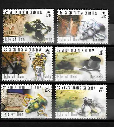 Isle of Man: 100 Jahre Gaiety Theatre, postfrisch