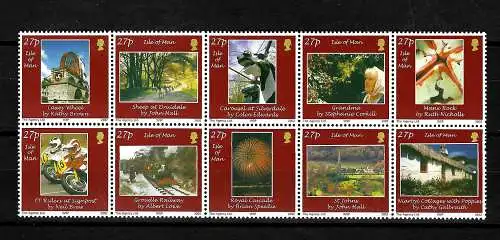 Isle of Man: Fotografien aus Man, postfrisch