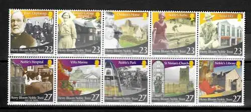 Isle of Man: 100. Todestag von Henry Bloom Noble, postfrisch