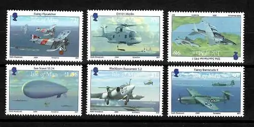 Isle of Man: 100 Jahre Flugzeuge der Marine, postfrisch