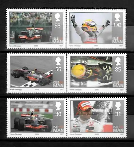 Isle of Man: Sieger Formel 1, Lewis Hamilton, postfrisch