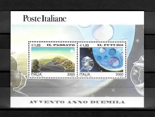 Italien: Vergangenheit und Zukunft, Block, postfrisch