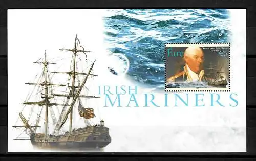 Irland: Irische Marineoffiziere, postfrisch