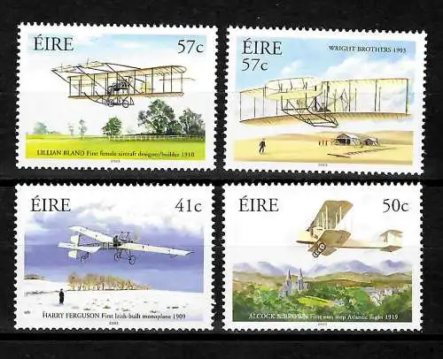 Irland: 100. Jahrestag 1. Motorflug Gebrüder Wright, postfrisch