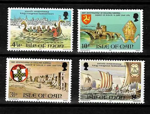 Isle of Man: 600. Todestag von Bischof W. Russell, postfrisch