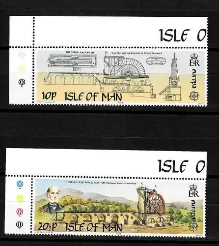 Isle of Man Große Werke des menschlichen Geistes, Erfinder, postfrisch