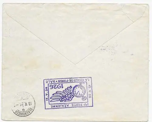 Navigation Horlogere Arienne Nhora: 1. Flug Sternenfeld-Eplatures: 1926