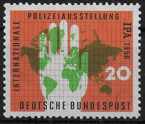 Bund: MiNr. 240 I, **, postfrisch