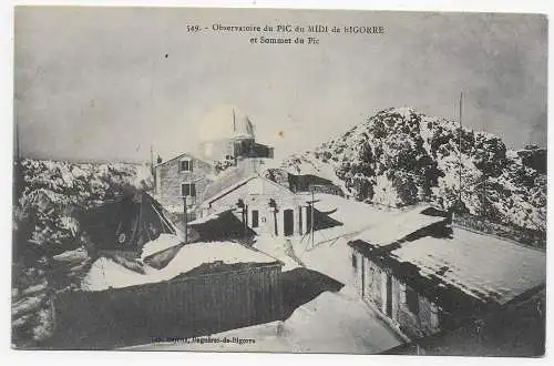 Ansichtskarte Observatoire du BIC du MIDI de Bigorre, Hotel, ca. 1920