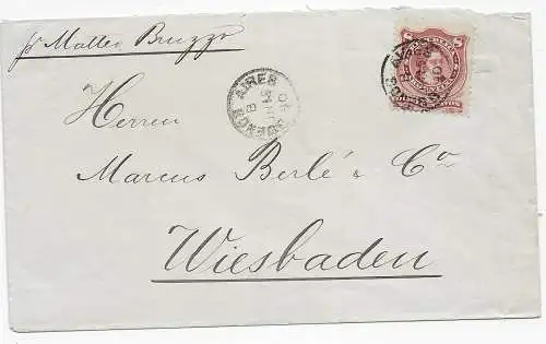 Buenos Aires 1890 nach Wiesbaden, Drucksache