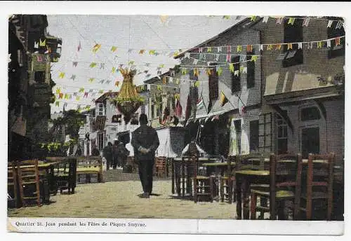 Ansichtskarte Smyrna/Levante 1909, russisch nach Altona