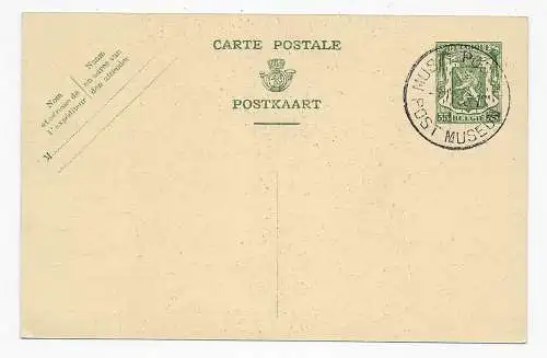 post card Brussels - Post museum 1936