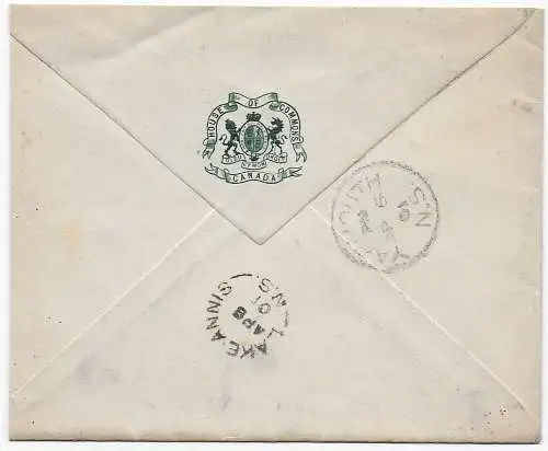 Canada, Dienstpost 1901, siehe Rückseite