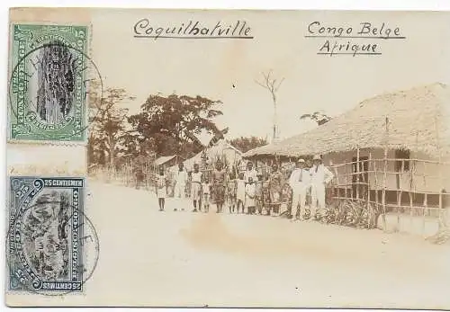 Belgisch Kongo: Coquilhatville 1921, picture post card to Zürich