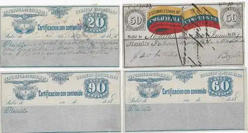 Kolumbien: 16x certificacion con contenido um 1870-1895