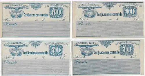 Kolumbien: 16x certificacion con contenido um 1870-1895