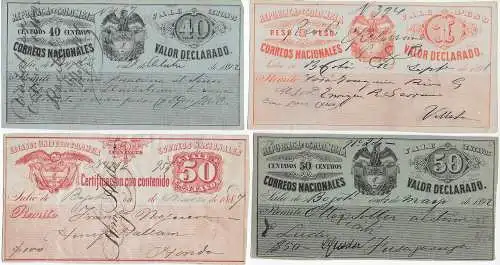 Kolumbien: 16x certificacion con contenido um 1870-1895