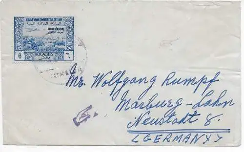 air mail Hodeidah to Neustadt