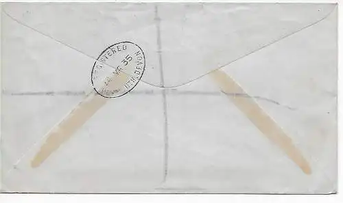 Registered Costa Rica, San José, 1935 to England