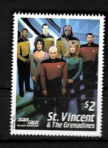 St. Vincent&The Grenadines: Star Trek, Team: The next Generation