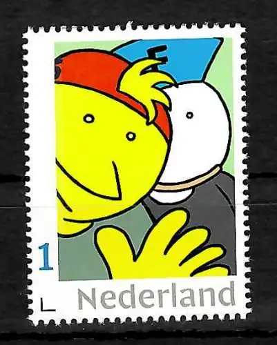 NL: 25 Jahre Fokke und Sukke, selbstklebende Briefmarke, ** mnh, postfrisch