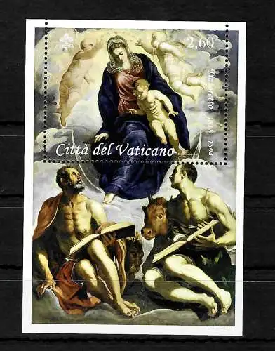 Vaticano: Tintoretto, bedeutender italienischer Maler, postfrisch