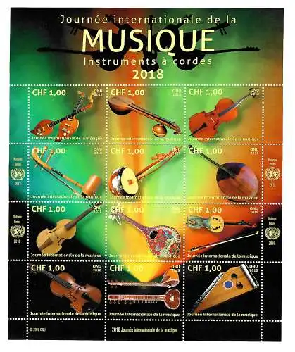 UNO: Journé international de la Musique, Instruments à cordes 2018, **