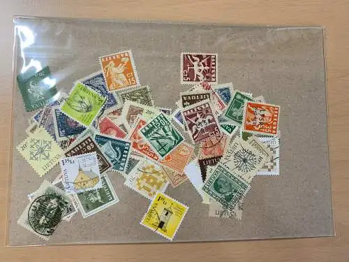 100 different stamps of Litauen/Lietuva, used