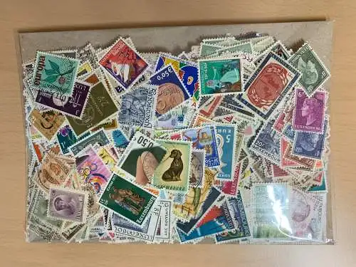 1000 different stamps of Luxembourg, used, unused