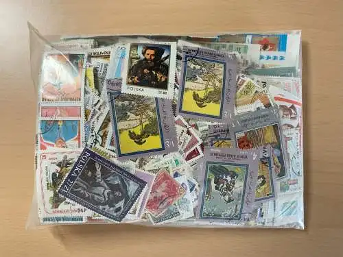 5000x alle Welt verschiedene gestempelte Briefmarken alt und neu Riesen Konvolut