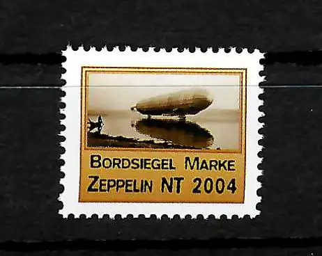 Zeppelin Bordsiegelmarke Zeppelin NT 2004 Darstellung LZ13 Einzelmarke, **