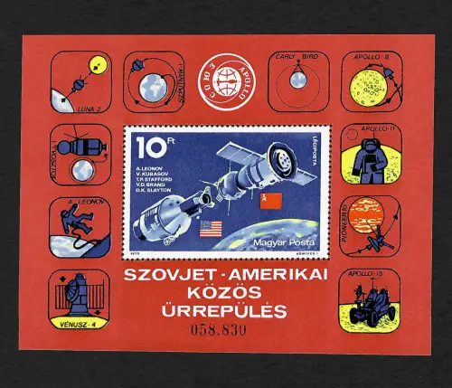 Amerikanisch-Sowjetisches Raumfahrtunternehmen, ungezähnt, Block 111A