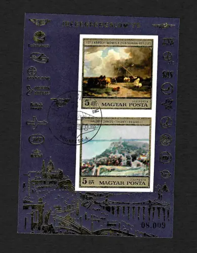 Tourismus in Ungarn, ungezähnt, Block 117B