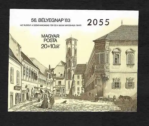 Tag der Briefmarke,1983 ungezähnt, Block 166B