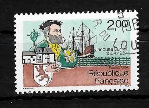 Frankreich 400. Jahrestag der ersten Reise von Jaques Cartier nach Kanada, #2439