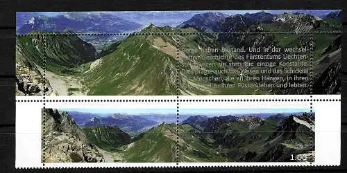 Liechtenstein: Panorama Briefmarken #1631-1632, postfrisch