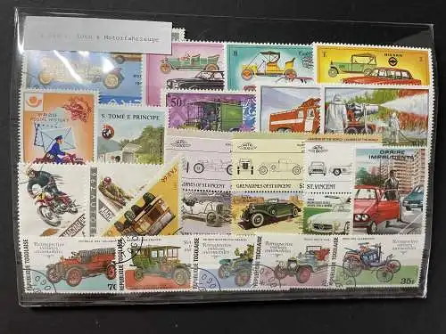 1000 verschiedene Autos Briefmarken 1000 different car stamps