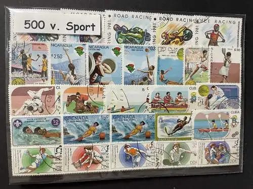 500 différents Sport Timbres 500 different S sport stamps