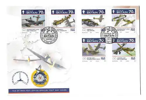 Isle of Man: Battle of Britain, Flugzeugkampf, Spitfire, Messerschmidt, Junkers