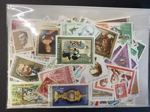 500 différents Hongrois timbres, 500 different Hungary stamps