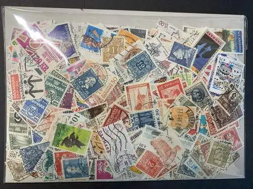 1000 verschiedene Dänemark Briefmarken, 1000 different Denmark stamps