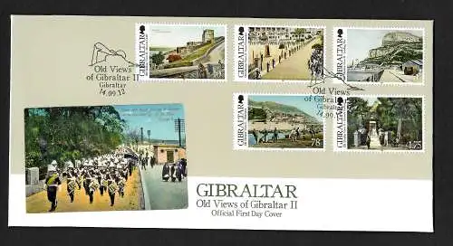 Gibraltar: Old views of Gibraltar II, FDC,