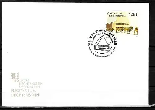 Liechtenstein: Salon du Timbre, Paris, document d'exposition